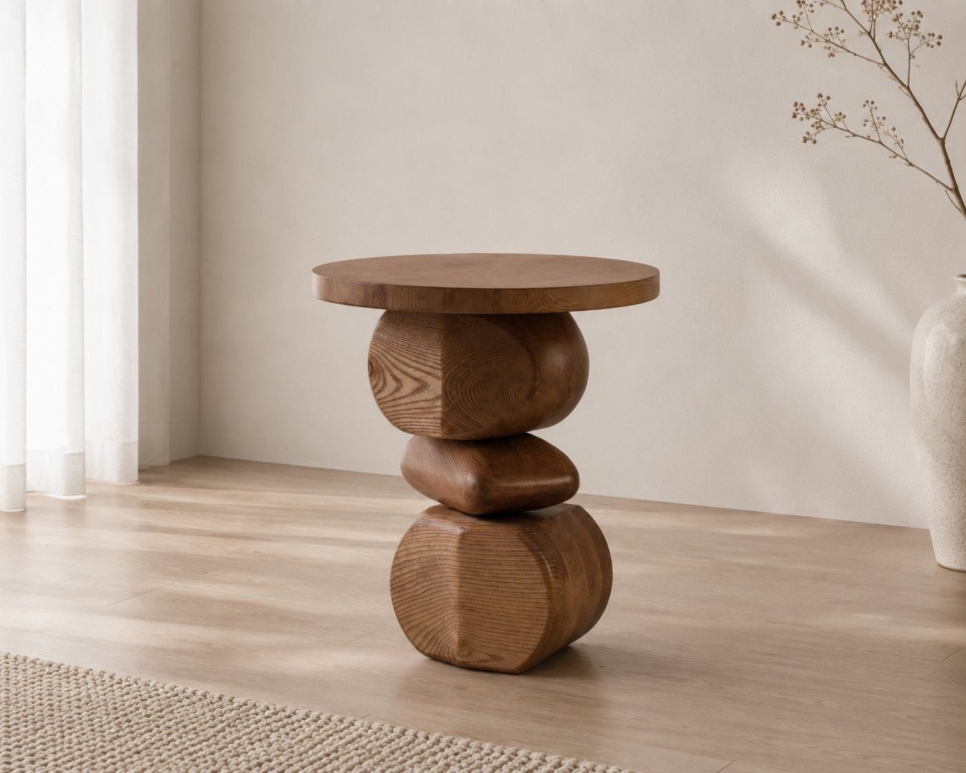Cairn Walnut — Side Table