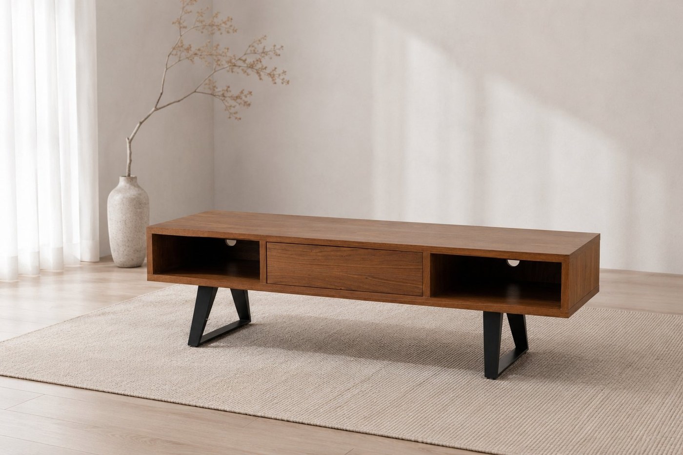 Quay Walnut — Media Console