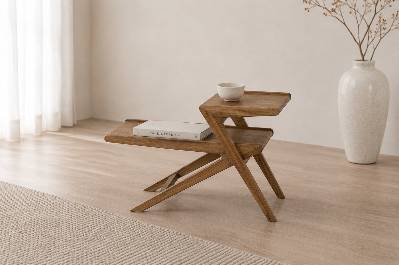 Scarp Walnut — Side Table
